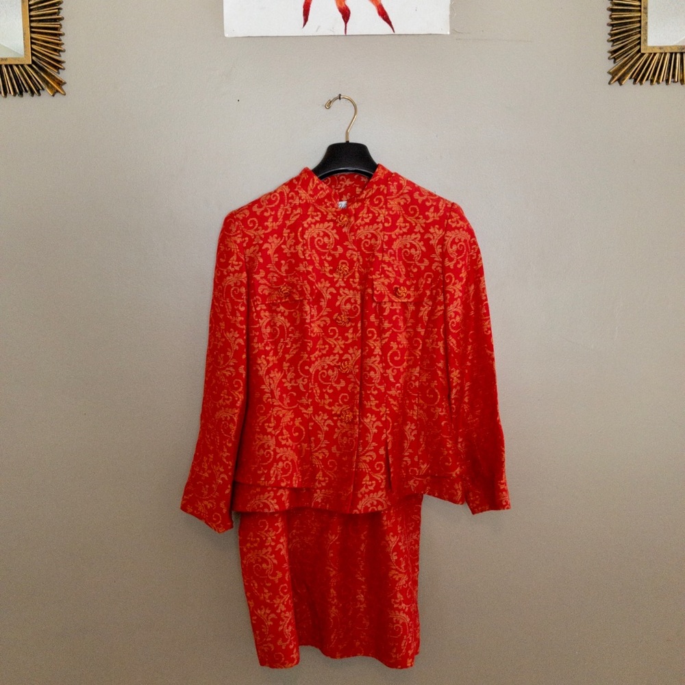 RICKI FREEMAN FOR TERI JON vintage suit set